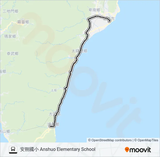 8132 Bus Line Map