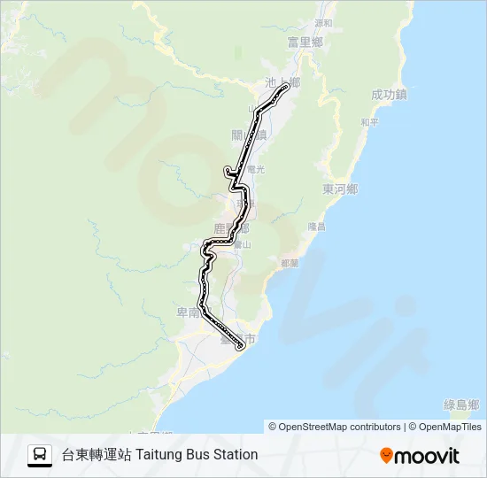 8165A Bus Line Map
