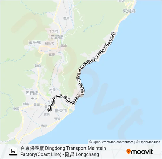 巴士8122的線路圖