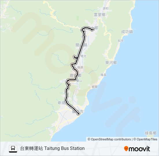 8163A bus Line Map