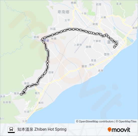 8131 bus Line Map