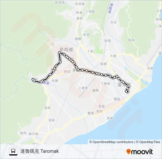 8113 Bus Line Map