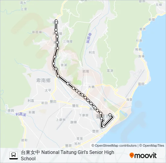 8171A Bus Line Map