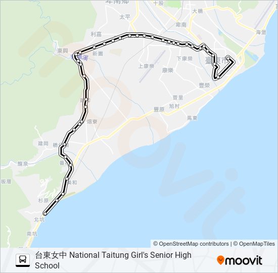 8153 bus Line Map