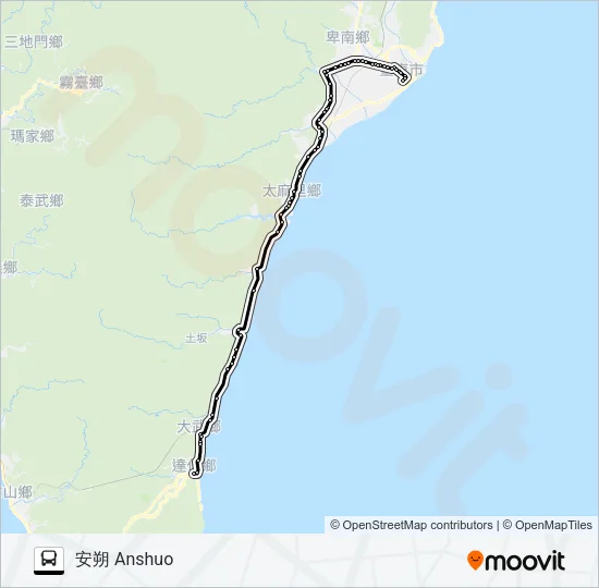 8135 Bus Line Map