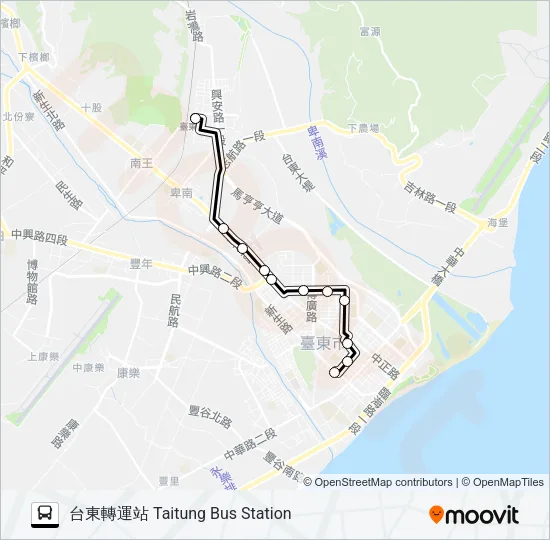 8172 Bus Line Map