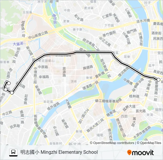 579 Bus Line Map
