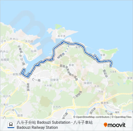 103 Bus Line Map