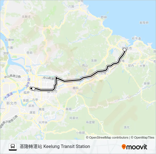 1813I Bus Line Map