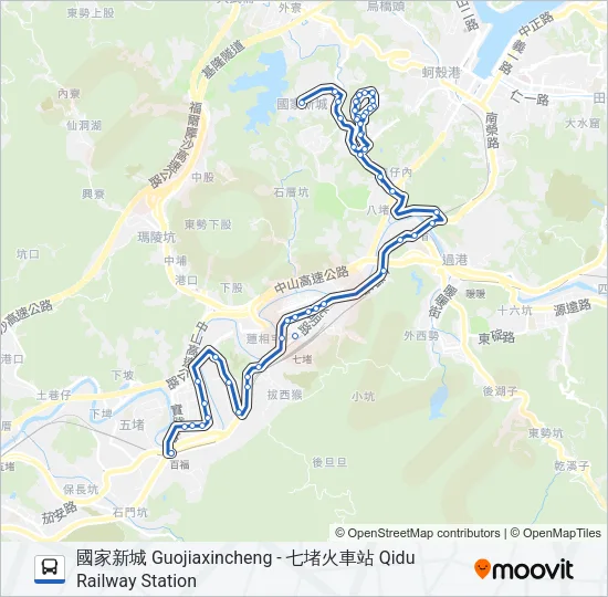R82 Bus Line Map