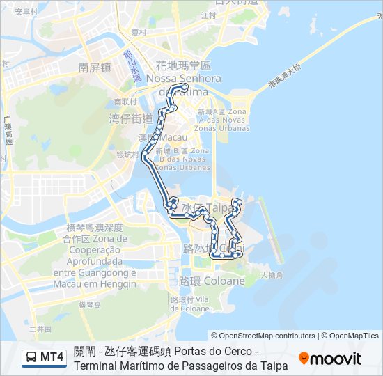 MT4 bus Line Map