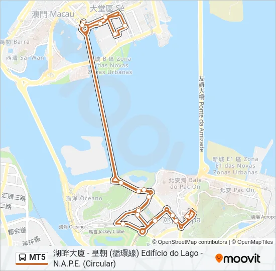 MT5 Bus Line Map
