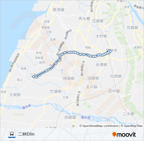 20 bus Line Map