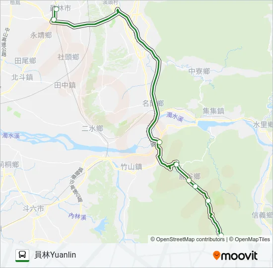 10 Bus Line Map