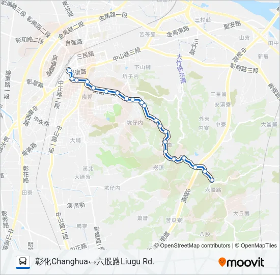 巴士6911的線路圖