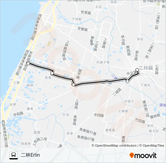 幸福公車WELFARE BUS Bus Line Map