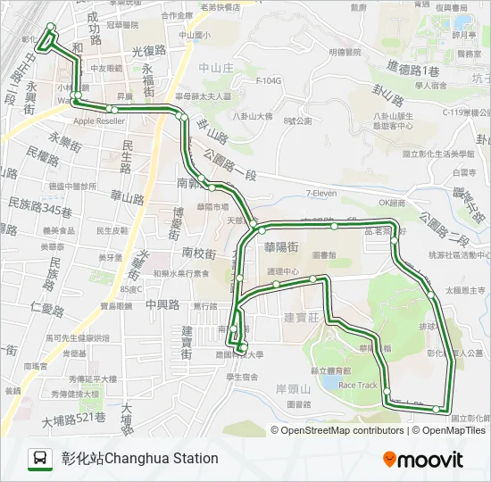 2 Bus Line Map