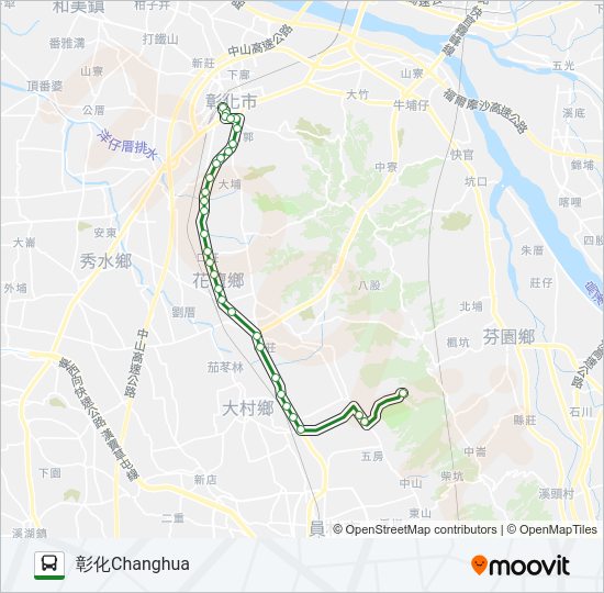 巴士13的線路圖