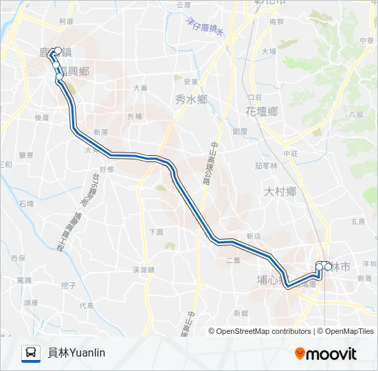 6 Bus Line Map
