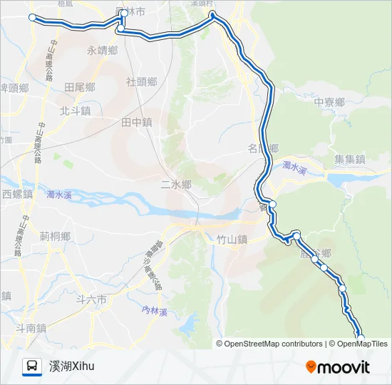 10 Bus Line Map