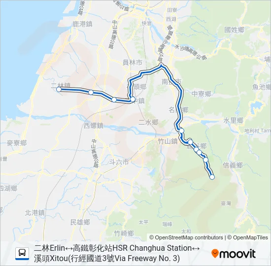 15 Bus Line Map