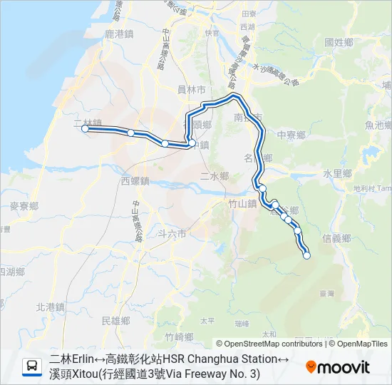 15 Bus Line Map