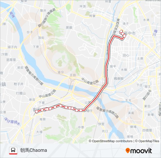 巴士16的線路圖
