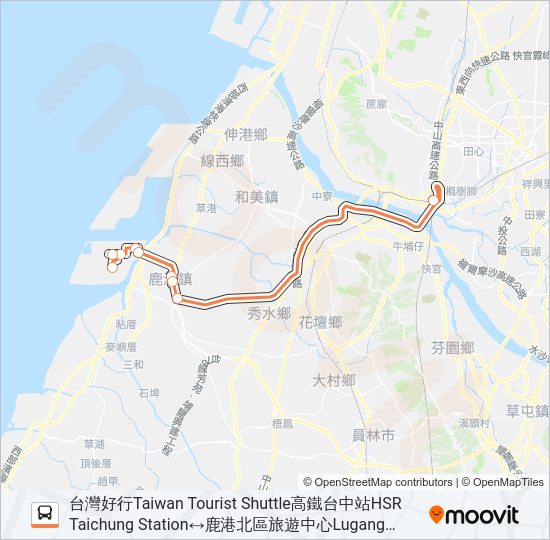 巴士6936A的線路圖
