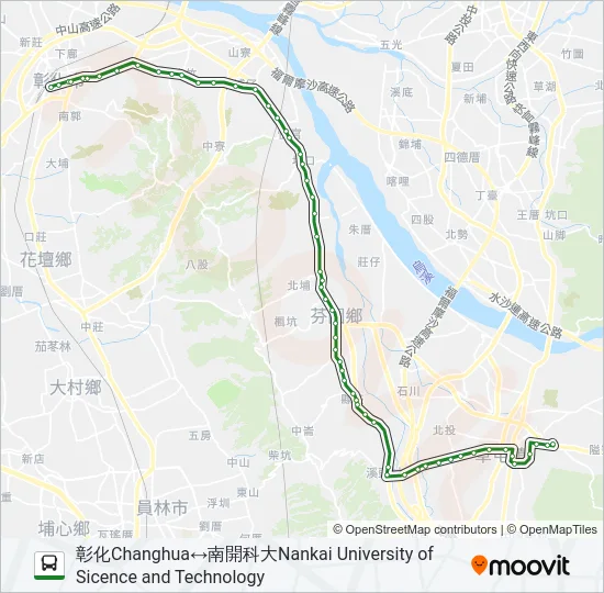 17B Bus Line Map