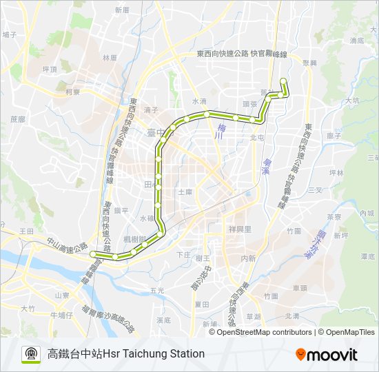 地鐵綠線 GREEN LINE的線路圖