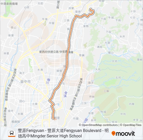 巴士901副的線路圖
