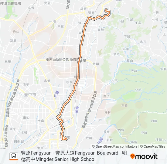 901副 Bus Line Map