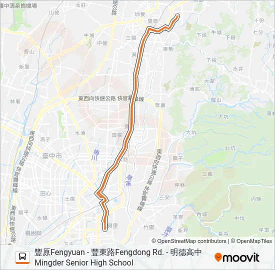 901 Bus Line Map