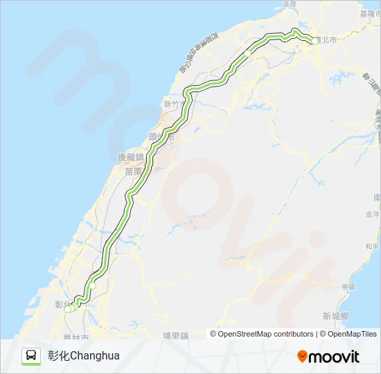 1615 Bus Line Map