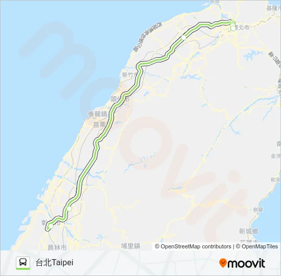 1615 Bus Line Map