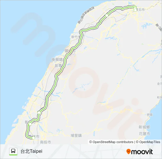1616 Bus Line Map