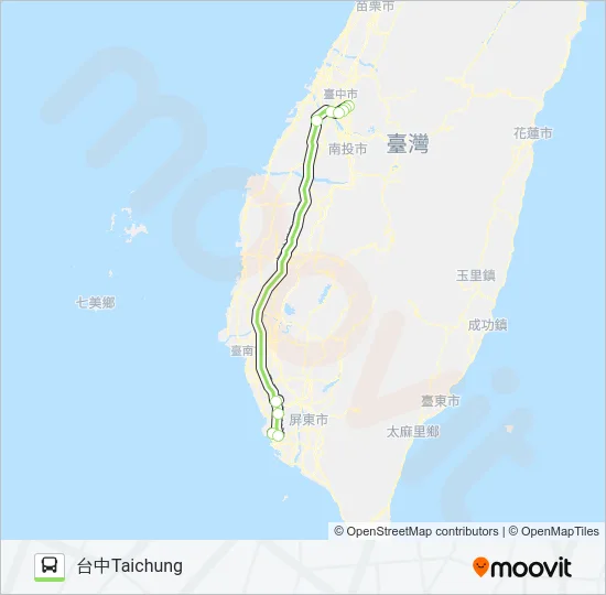 1621 Bus Line Map