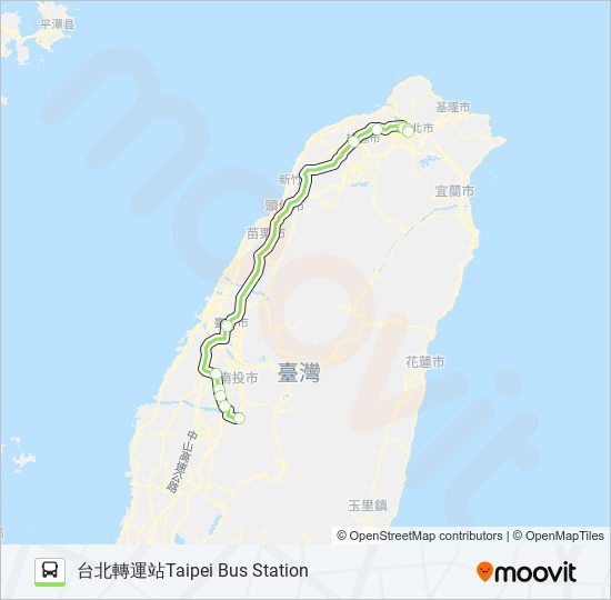 1631 bus Line Map