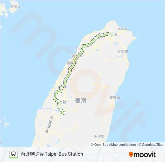 1631 Bus Line Map