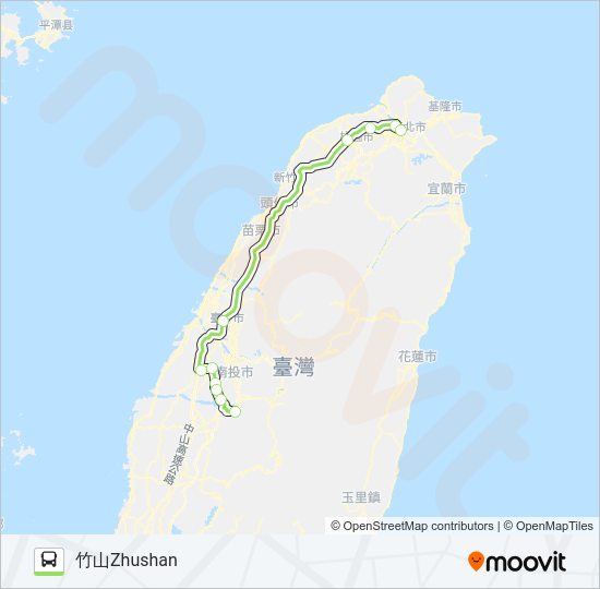 巴士1631的線路圖