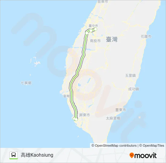 1621C Bus Line Map