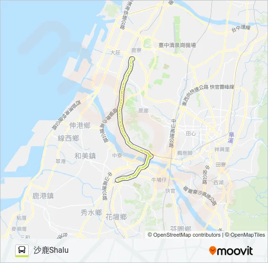 180 Bus Line Map