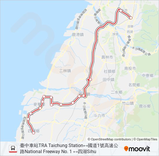 9016 bus Line Map