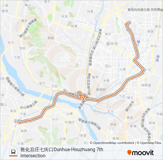 巴士101的線路圖