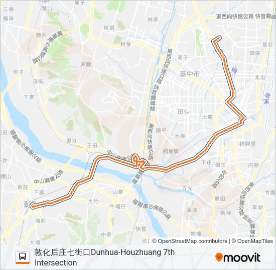 101 Bus Line Map