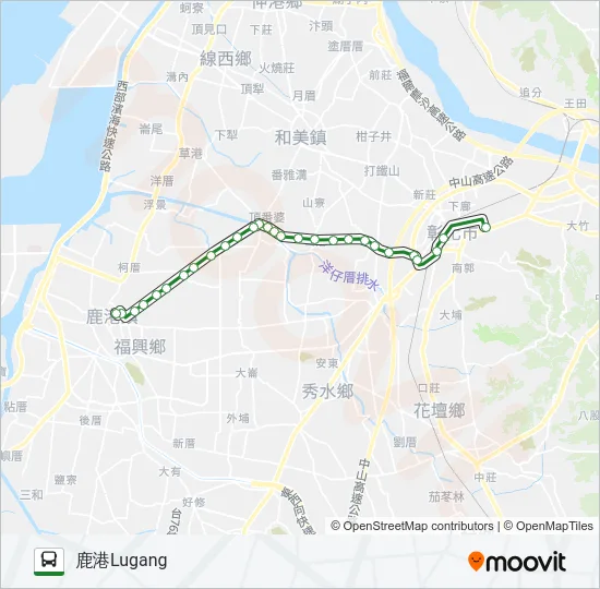 巴士6901的線路圖
