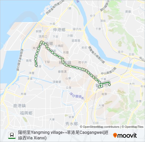 巴士6904的線路圖