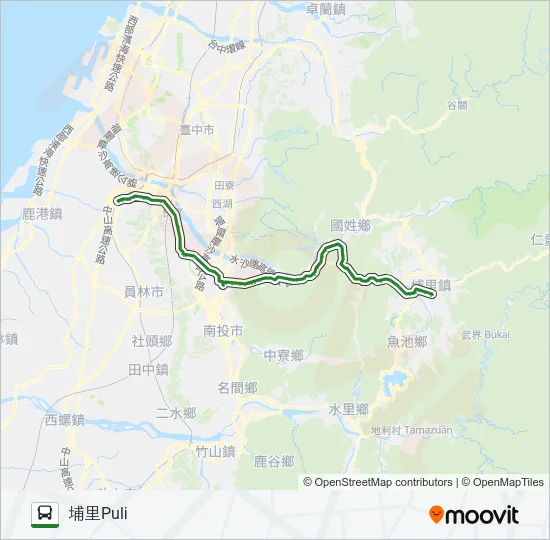 6910 Bus Line Map