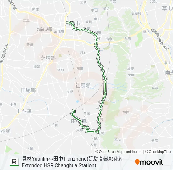 巴士6915的線路圖