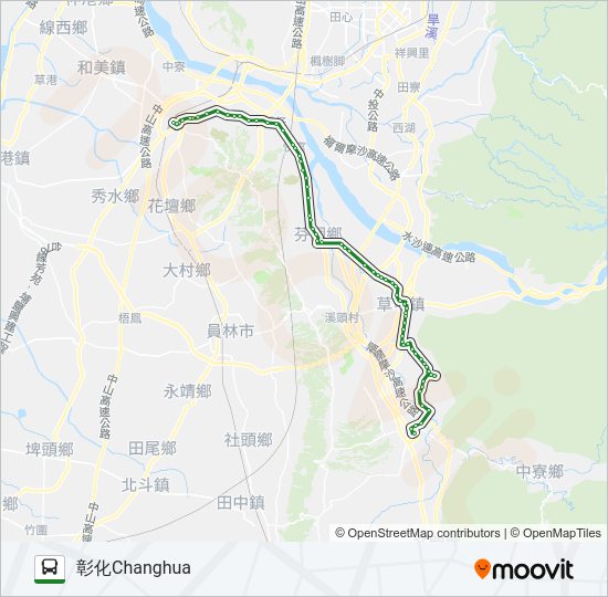 巴士6916的線路圖